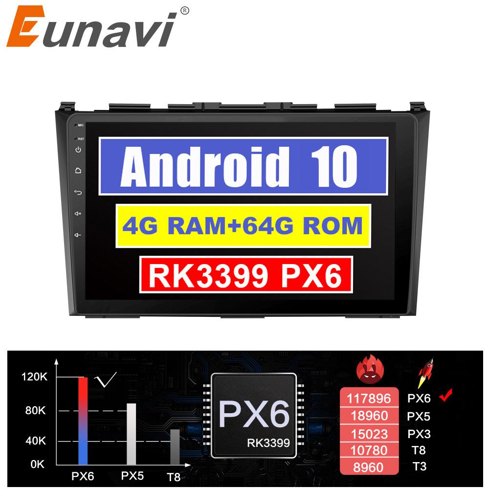 Eunavi 2 Din GPS Car Multimedia Player For Honda CRV 2007 2008 2009 2010 2011 Touch Sreen DSP RDS Autoradio Navigation Radio 4G