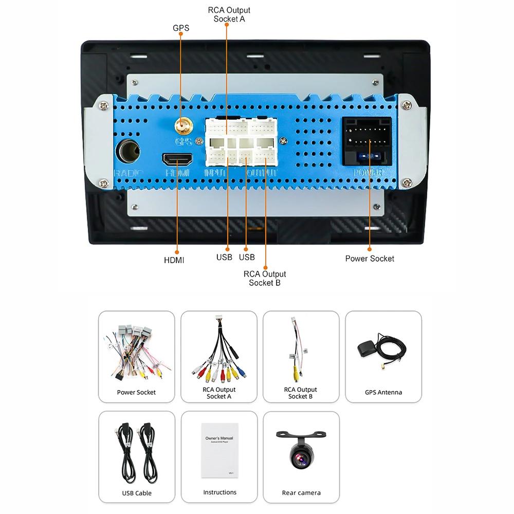 Eunavi 2 din car radio stereo for Honda Crider AT 2013-2017 multimedia pc player GPS navigation headunit Subwoofer Android