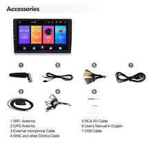 Charger l&#39;image dans la galerie, Eunavi 2 Din 10.1&#39;&#39; Android Universal Car Multimedia Player GPS Auto Radio Stereo Audio Video Navigation WIFI USB DSP NO DVD