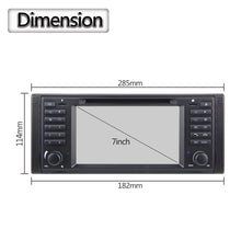 Załaduj zdjęcie do przeglądarki galerii, Eunavi 1 Din 7&#39;&#39; Car DVD GPS navigaation Radio Stereo For BMW E39 1996-2003 E53 X5 multimedia player with touch screen swc bt