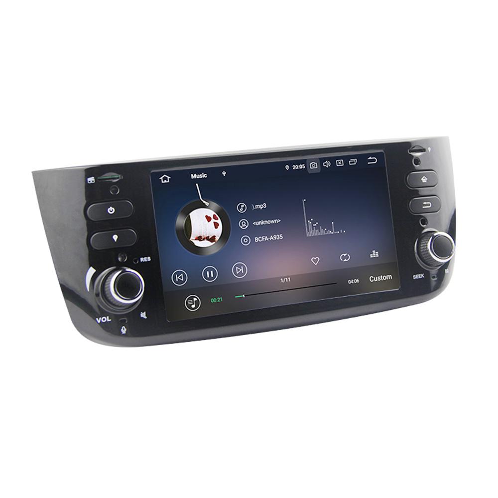 Eunavi Autoradio 1 Din Android 9.0 Car Radio DVD Multimedia Player For Fiat Linea Punto evo 2012-2016 GPS Navigation Stereo WIFI