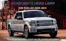 Laden Sie das Bild in den Galerie-Viewer, Vland Headlights Assembly For Ford F-150 2009-2014 With Full LED Start up Animation DRL Raptor Front Lamps