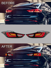 Laden Sie das Bild in den Galerie-Viewer, VLAND Car Accessories LED Tail Lights Assembly For 2011-2016 Hyundai Elantra 2013-2014 Elantra Coupe Tail Lamp Full LED DRL