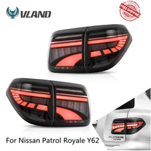 Laden Sie das Bild in den Galerie-Viewer, VLAND Factory Wholesales 6th Gen Armada Rear Light 2010-UP Led Tail Lights For Nissan Patrol Royale Y62