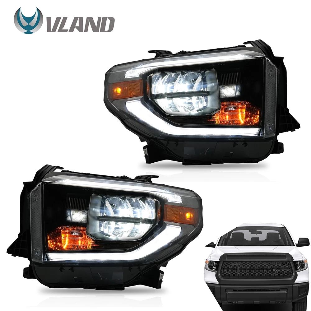 VLAND Headlamp Car Headlights Assembly for Toyota Tundra 2014 2015 2017-2020 Head light