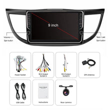 Laden Sie das Bild in den Galerie-Viewer, Eunavi 2 din 4G+64G Android Touch screen Car Radio Multimedia player For Honda CRV 2012-2016 GPS Stereo NO DVD 1024*600 HD