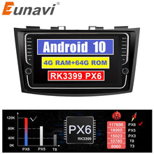 Załaduj zdjęcie do przeglądarki galerii, Eunavi Double 2 Din Android 10 Car radio dvd multimedia For Suzuki Swift 2008-2016 2din Stereo headunit GPS Autoradio no cd