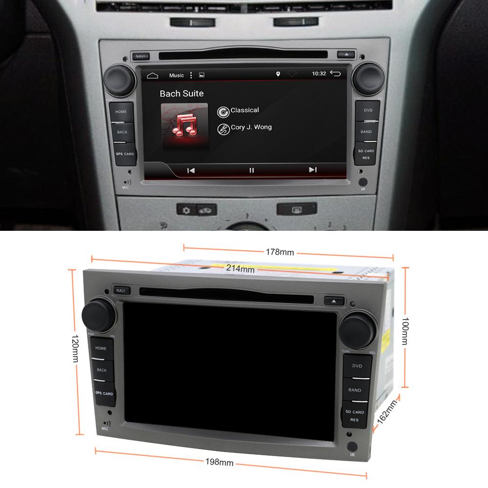 Eunavi 2 Din 4G DSP Android Car Radio DVD GPS Stereo Player For Opel Astra H G J Vectra Antara Zafira Corsa Vivaro Meriva Veda