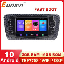 Load image into Gallery viewer, Eunavi 2 Din Android Car DVD Radio For Seat Ibiza 6j 2009 2010 2012 2013 GPS Navigation 7‘’ Screen radio Audio Multimedia Player