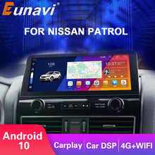 Cargar imagen en el visor de la galería, Eunavi Android Car Radio multimedia Player For NISSAN PATROL Y62 QX80 Armada 2010+ Auto Stereo GPS Navigation Carplay BT Touch