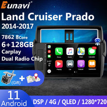 Załaduj zdjęcie do przeglądarki galerii, Eunavi 4G 2 Din Android 11 Car Radio Multimedia Video Player For Toyota Land Cruiser Prado 150 2013 - 2017 Head unit DVD GPS