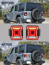 Cargar imagen en el visor de la galería, VLAND Car Accessories LED Tail Lights Assembly For Jeep Wrangler JL JLU 2018 2019 2020 Tail Lamp With Turn Signal Reverse Light