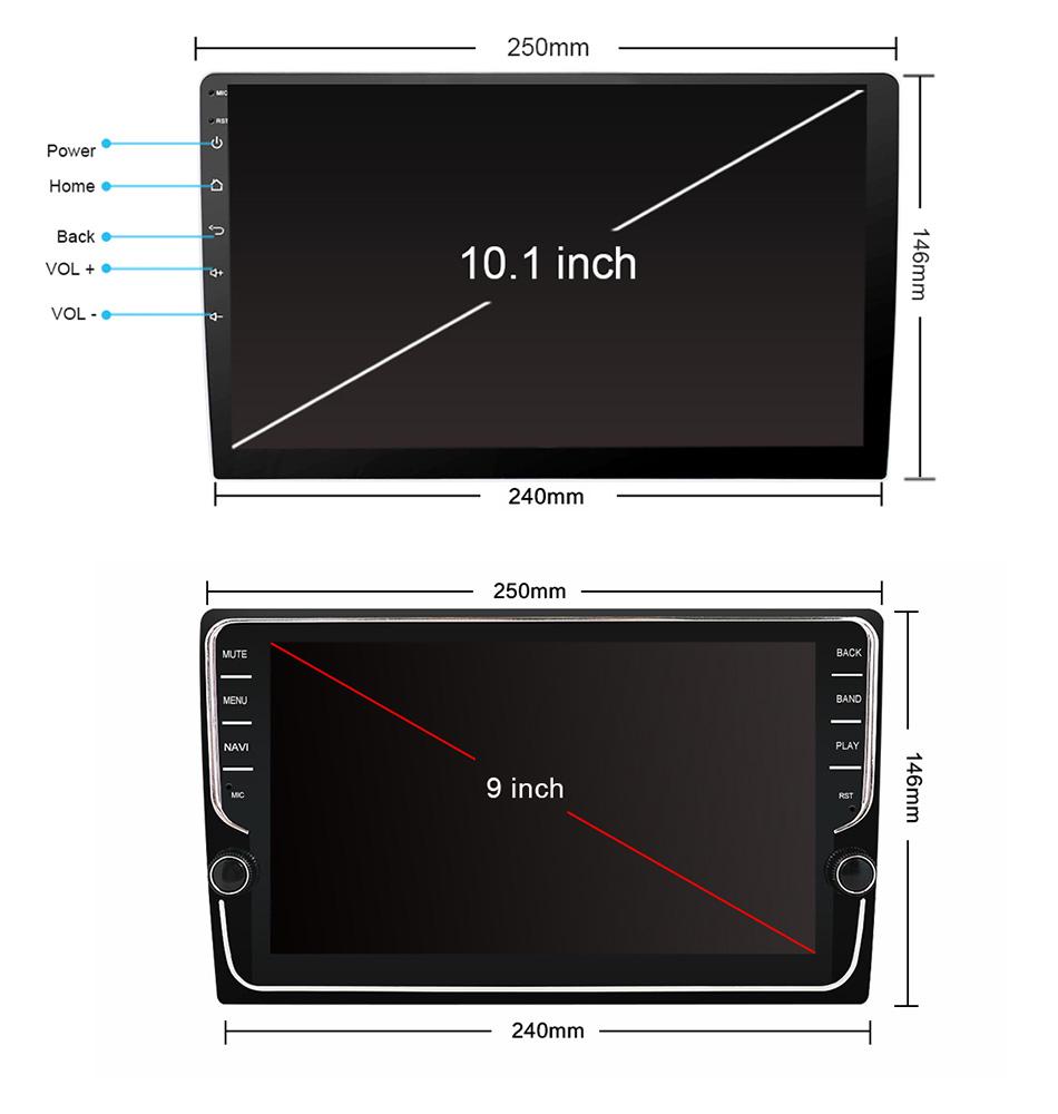 Eunavi 2 din car radio stereo for Toyota Land Cruiser Prado 150 2014-2017 2din multimedia GPS Navigation no cd dvd Android