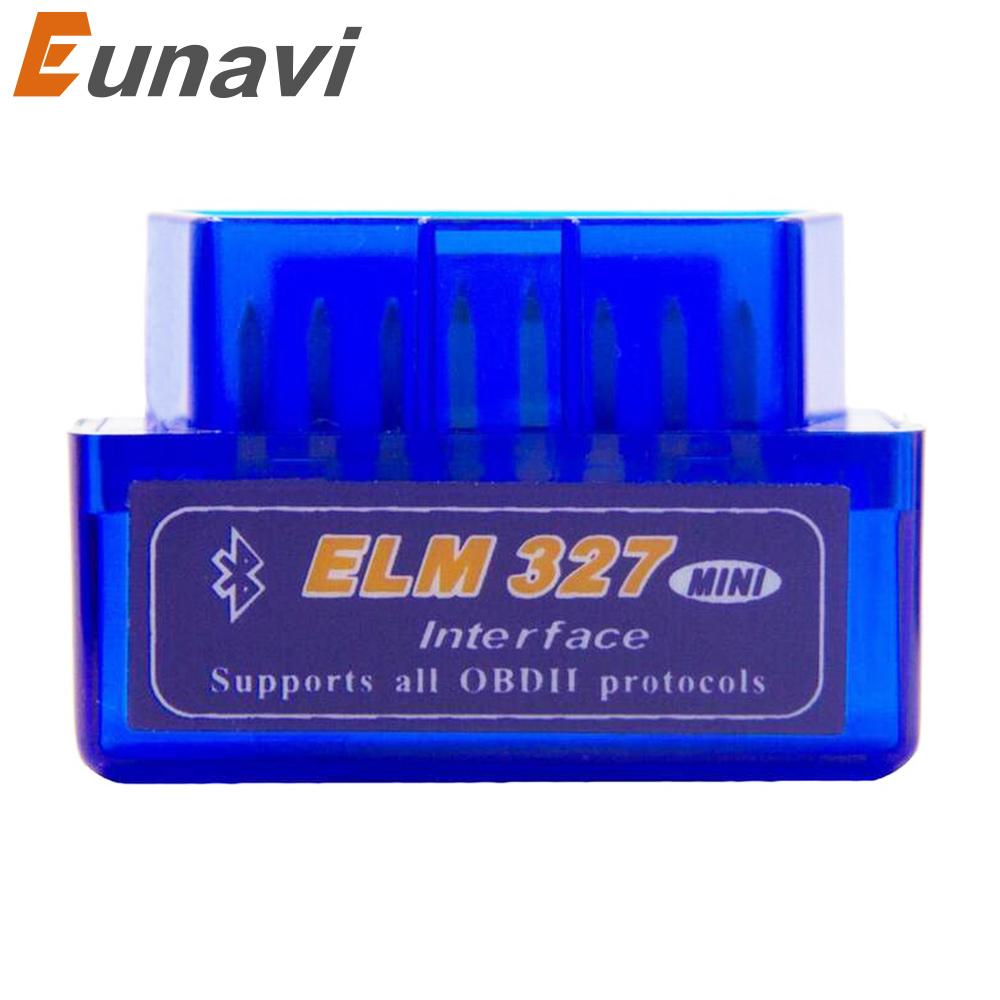 Eunavi MINI ELM327 Bluetooth V1.5 ELM 327 Interfejs OBD2/OBD II Auto Code Scanner