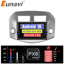 Charger l&#39;image dans la galerie, Eunavi 2 din car radio stereo multimedia for Toyota RAV4 Rav 4 2007 2008 2009 2010 2011 headunit GPS TDA7851 usb Android 10