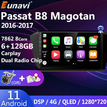 Cargar imagen en el visor de la galería, Eunavi Android 11 Car Radio For VW Passat B8 Magotan 2016 2017 Multimedia Video Player 2Din Head unit 4G 8Core 2 Din DVD GPS USB