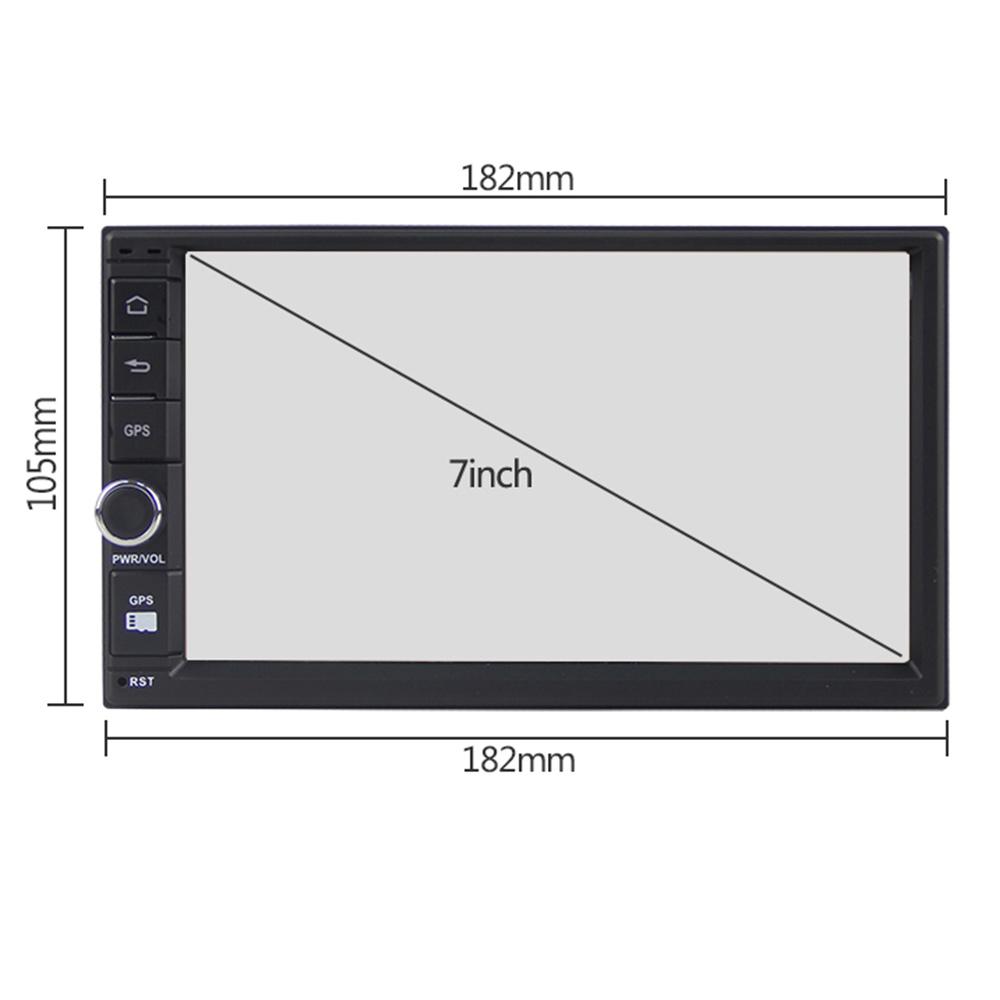 Eunavi 2 Din TDA7851 Android 9.0 Universal Car Radio GPS Navigation For Nissan 1024*600 HD Multimedia Player Video Stereo NO DVD