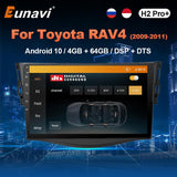 Eunavi Android Car Radio For Toyota RAV4 Rav 4 2007 2008 2009 2010 2011 Multimedia Player GPS Navigation 2din NO DVD DSP 4G 64GB