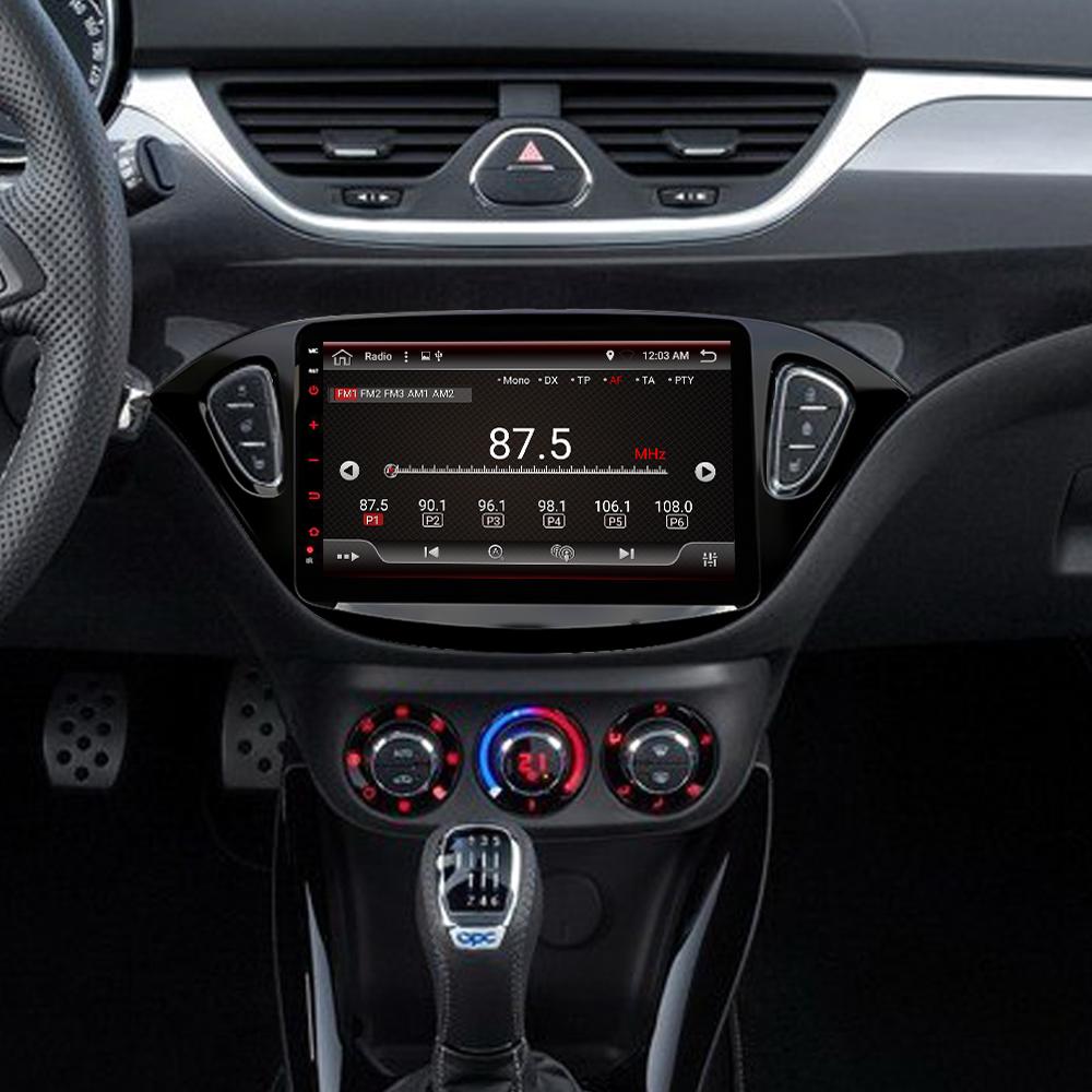 Eunavi 2 din Autoradio 4G+64G android 10 für Opel Corsa E 2014 2015 2016 GPS Navi WIFI Autoradio PX6 1.8GHz Autoradio no dvd