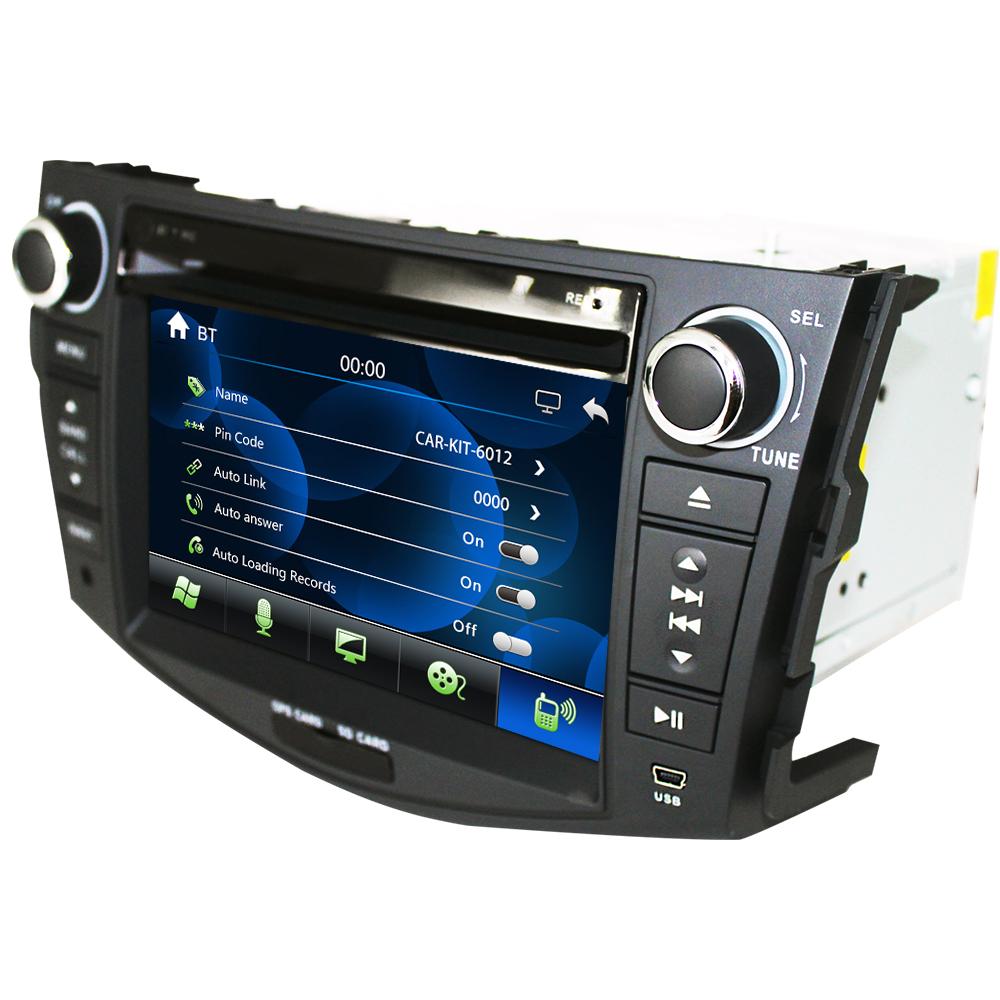 Eunavi 2 Din Car DVD Player For TOYOTA RAV4 2006 2007 2008 2009 2010 2011 Radio GPS Navigation BT FM/AM RDS headunit pc stereo