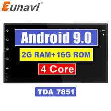 Load image into Gallery viewer, Eunavi 2 din 7&#39;&#39; Android 10 Universal Car Radio Multimedia player Double 2Din autoradio stereo GPS Navigation 4G WIFI NO DVD CD