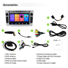 Laden Sie das Bild in den Galerie-Viewer, Eunavi 2 Din Android 10 Car DVD GPS Radio Multimedia For Opel Vauxhall Astra H G J Vectra Antara Zafira Corsa Vivaro Meriva Veda