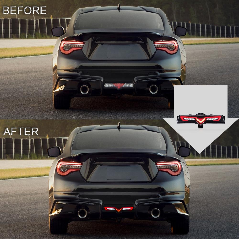 VLAND Car Accessories Fog Reverse Light For Toyota GT86 2012-2018 Subaru BRZ Scion FRS Bumper Light Fog Light Kit