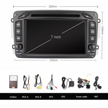 Cargar imagen en el visor de la galería, Eunavi 2 Din 7&#39;&#39; Android 10 Car DVD For Mercedes Benz CLK W203 W208 W209 W210 W463 Vito Viano 2din auto radio stereo with dsp