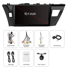 Charger l&#39;image dans la galerie, Eunavi Octa 8 core car radio for Toyota Corolla E180 2013-2016 multimedia car gps navigation PX6 WIFI 4G+64G android 10