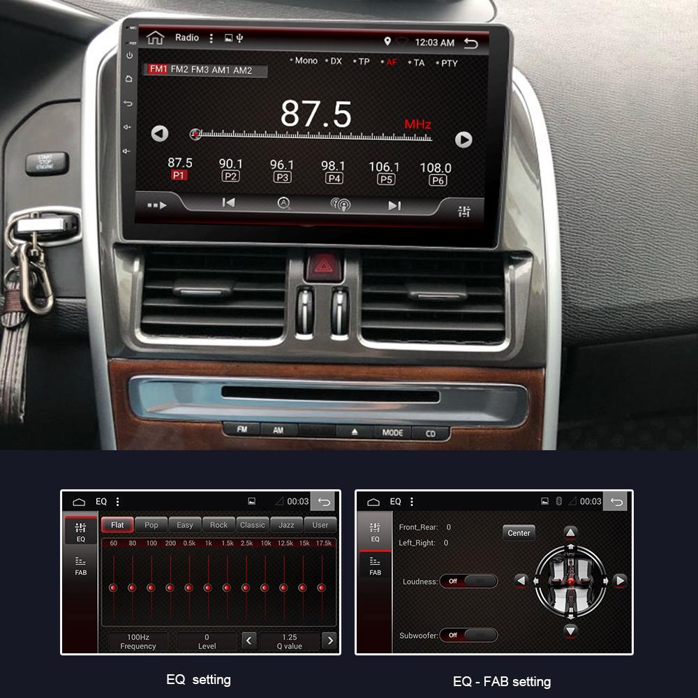 Eunavi Android 10 Autoradio dla Volvo XC60 2015 2016 2017 multimedialne stereo radio samochodowe nawigacja gps 1 Din jednostka główna