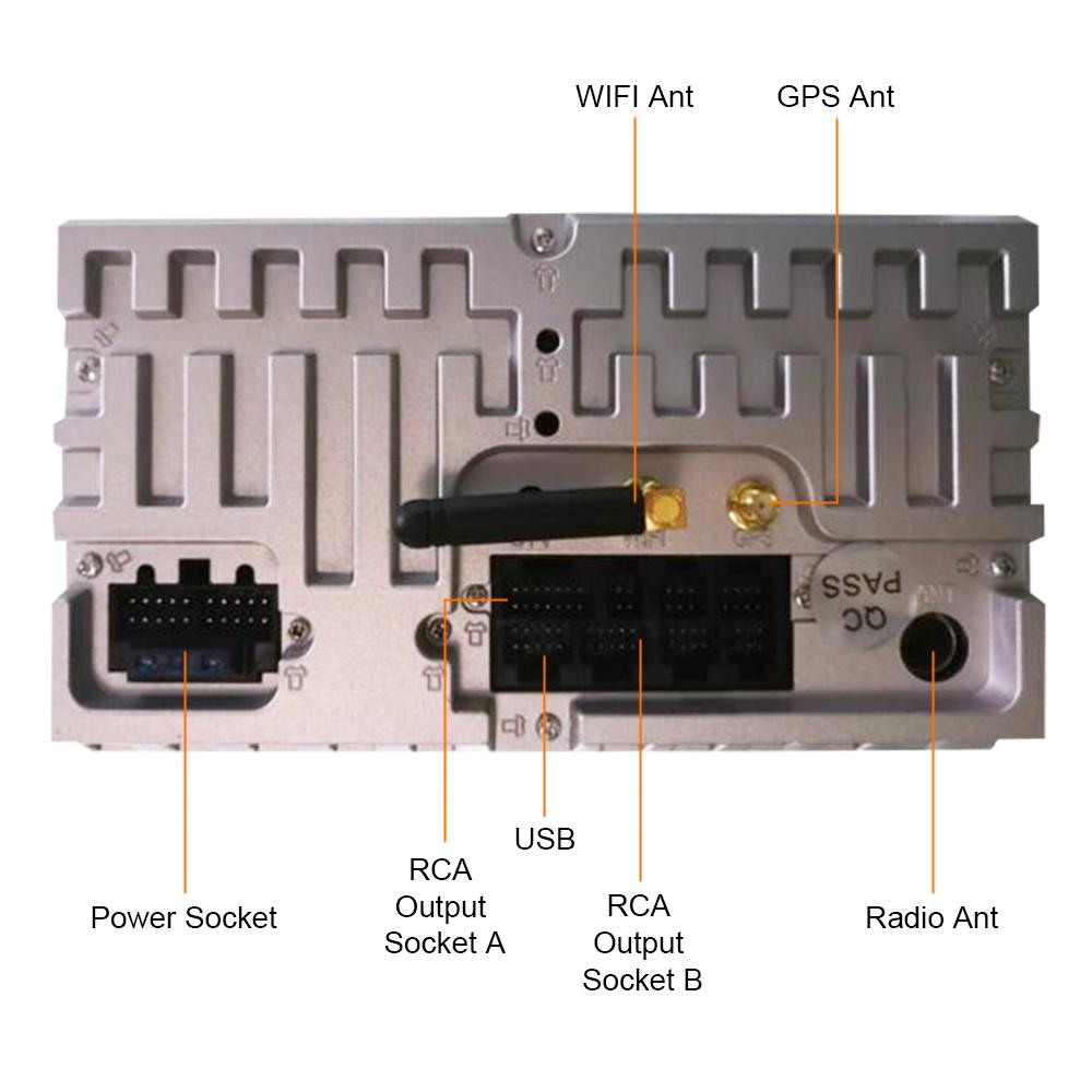 Eunavi 2 Din Android 10 samochodowy odtwarzacz dvd radio dla chevroleta/Silverado/Tahoe/Monte GMC Yukon/Denali/Acadia 2din gps stereo multimedia