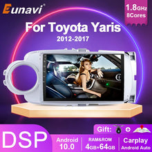 Załaduj zdjęcie do przeglądarki galerii, Eunavi 2 Din Android 10 Car Radio GPS For Toyota Yaris 2012 2013 -  2017 Multimedia Video Player Head unit 2Din Auto Stereo