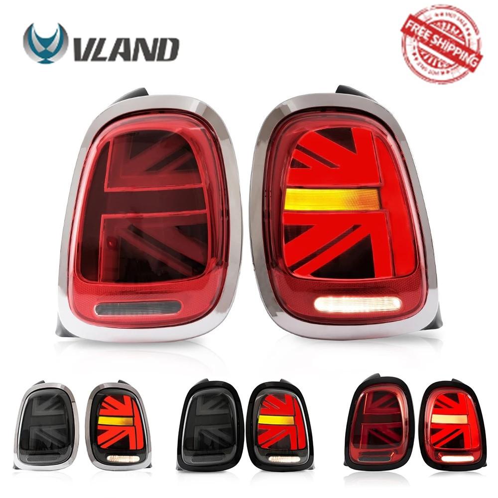 VLAND Tail Lights Assembly For BMW MINI Cooper F55 F56 F57 2014-2020 Tail Lamp With Turn Signal Reverse Lights LED DRL Light