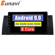 Charger l&#39;image dans la galerie, Eunavi Android 9 1 Din Car multimedia Radio player For BMW E53 E39 X5 5 series E38 M5 stereo gps 9&#39;&#39; no cd dvd 4G 64GB OBD DVR