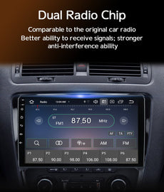 Eunavi 2 Din Android 11 Car Radio Tap Recorder Multimedia Video Player For SKODA Octavia 2 II 2008 - 2013 A5 2 Din GPS Navi DVD