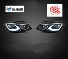 Załaduj zdjęcie do przeglądarki galerii, VLAND LED Headlamp Car Headlights Head Light Assembly For Volkwagen VW Golf 7 Mk7 2013-2017 2018 With Welcome And Breathing Blue