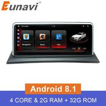 Cargar imagen en el visor de la galería, Eunavi 10.25&quot; Android 8.1 IPS screen car radio multimedia player For BMW X3 E83 2003-2010 Quad Core gps navigation Head unit