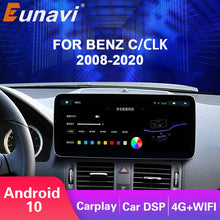 Load image into Gallery viewer, Eunavi Android Car GPS Navigation For Mercedes Benz C Class W204 W205 C204 S204 2008-2020 radio stereo Multimedia Video Player