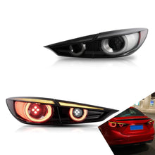 Załaduj zdjęcie do przeglądarki galerii, LED Taillights For Mazda 3 AXELA  Smoked with Dynamicwith Turn Signal Reverse DRL Lights Car Accessories2014-2018