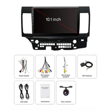 Charger l&#39;image dans la galerie, Eunavi 2 din car radio stereo multimedia For Mitsubishi Lancer 2007-2012 Navigation GPS TDA7851 2din NO dvd cd player Android 10