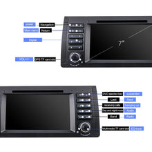 Cargar imagen en el visor de la galería, Eunavi 1 din Android 9 Car multimedia DVD Player For BMW E53 E39 X5 Multimedia Auto Radio Stereo 7&#39;&#39; Octa 8 core dsp 4G 64GB RDS