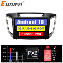 Laden Sie das Bild in den Galerie-Viewer, Eunavi 2din car radio GPS for Hyundai Creta ix25 stereo multimedia navigation 2 DIN autoradio in dash head unit android 10