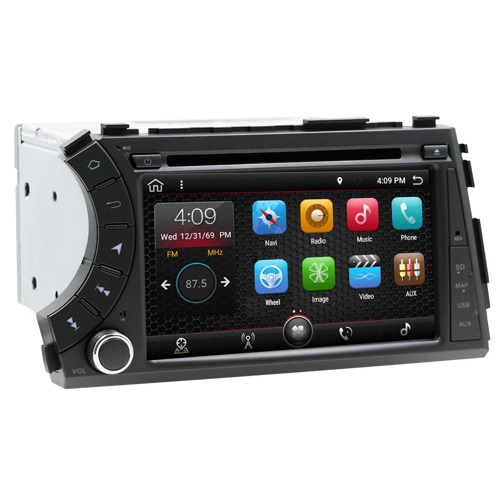 Eunavi 2 din android Car multimedia player for Ssang yong Ssangyong Actyon Kyron DVD Auto radio stereo headunit WIFI BT