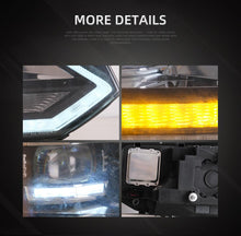 Załaduj zdjęcie do przeglądarki galerii, VLAND Car Lamp Assembly For Volkswagen Caravelle T5 Headlight 2011-2015 With Full LED Front Light Yellow Sequential Turn Signal