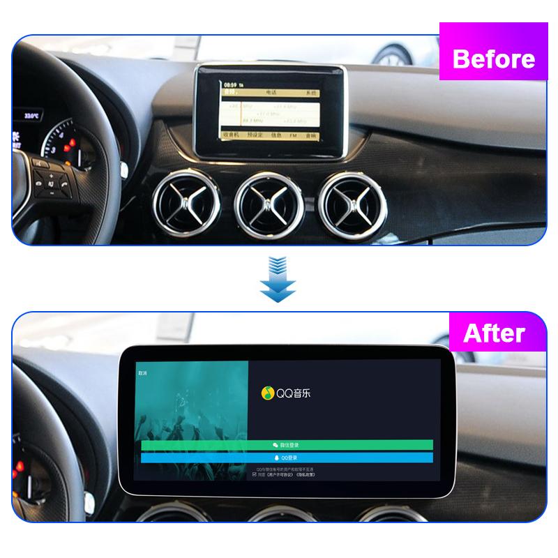 Eunavi Android Car GPS Radio player For Benz B Class W246 B150 B200 B220 B250 NTG4.5 NTG5.0 DSP carplay radio multimedia Player