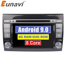 Laden Sie das Bild in den Galerie-Viewer, Eunavi Android 10.0 4G RAM Auto-DVD-Player 7&#39;&#39; Autoradio GPS-Navigation für Fiat Bravo 2007 2008 2009 Radio Stereo Bluetooth USB