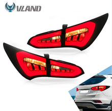 Laden Sie das Bild in den Galerie-Viewer, VLAND Car Accessories LED Tail Lights Assembly For Hyundai Santafe 2013-2017 Tail Lamp LED DRL With Turn Signal Reverse Lights