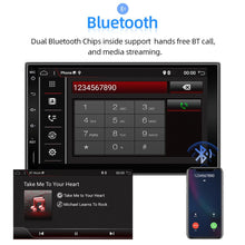Load image into Gallery viewer, Eunavi 2 Din Universal Car Mutimedia Player Radio Audio Auto GPS Navigation Android 2din Headunit TDA7851 4G 64GB DSP WIFI