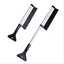 Cargar imagen en el visor de la galería, Car snow shovel ice shovel aluminum alloy telescopic snow brush ice shovel car snow removal deicing shovel winter snow shovel car supplies