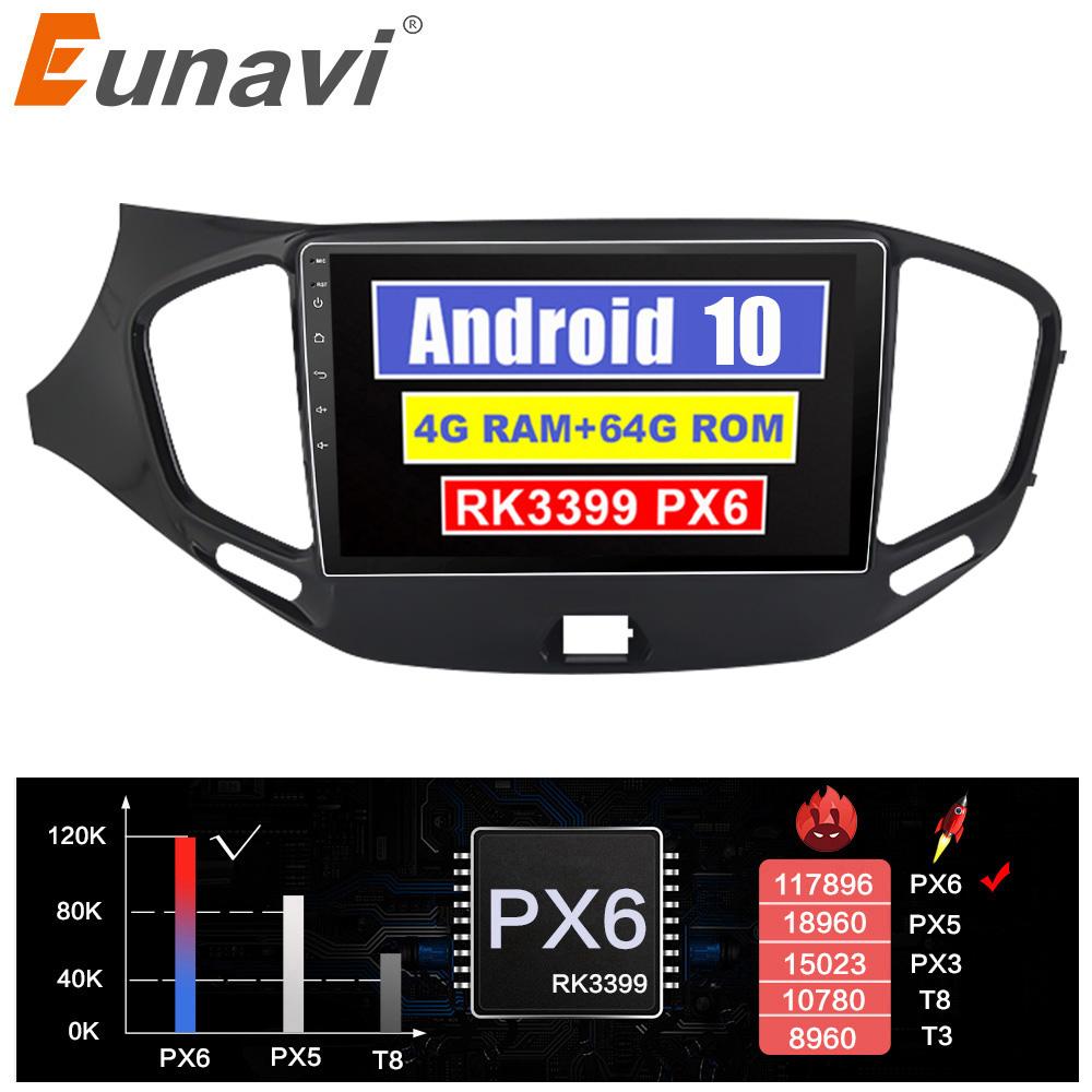 Eunavi 2 Din Android Car Radio Multimedia For LADA Vesta Cross Sport 2015-2018 Stereo Audio Headunit GPS Navigation 2DIN NO DVD